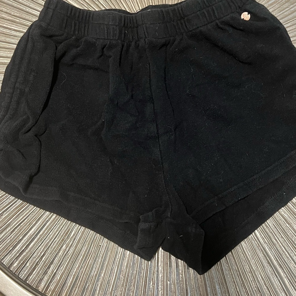 Volcom Black Athletic Shorts Lightweight Elastic Waist